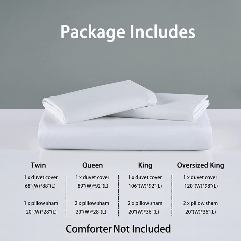 Eikei Modern Vintage Retro Mod Print Bedding Egyptian Cotton Duvet Cover Set Minimalist Chic Botanical Design Asian Zen Style Reversible Pattern in Full Queen or King Size (Queen, Palm Leaf) - Image 2